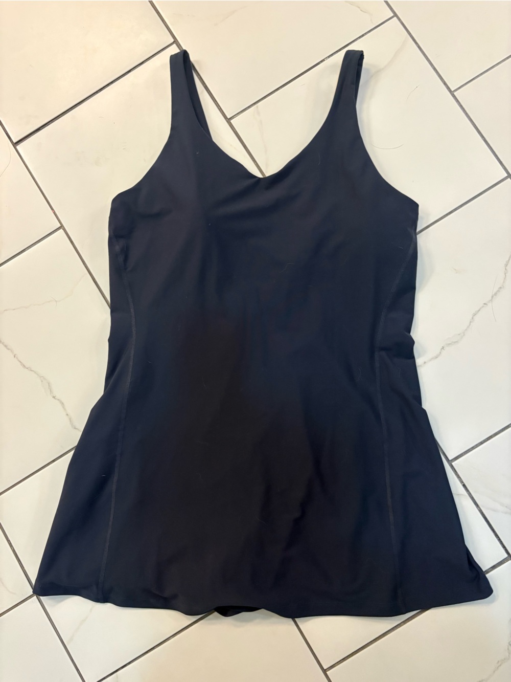 Old Navy Athletic Dress with Built-in Bra and Shorts — Navy Colored
